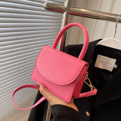 Mini PU Leather Crossbody Sling Bag Women's Handbags Ladies Shoulder Side Bag