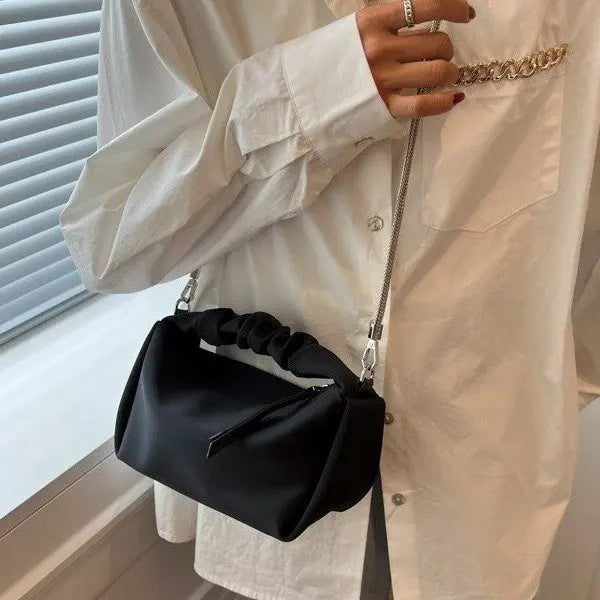 Mini Soft Retro Handbag Chain Small Shoulder Pack Women Bag