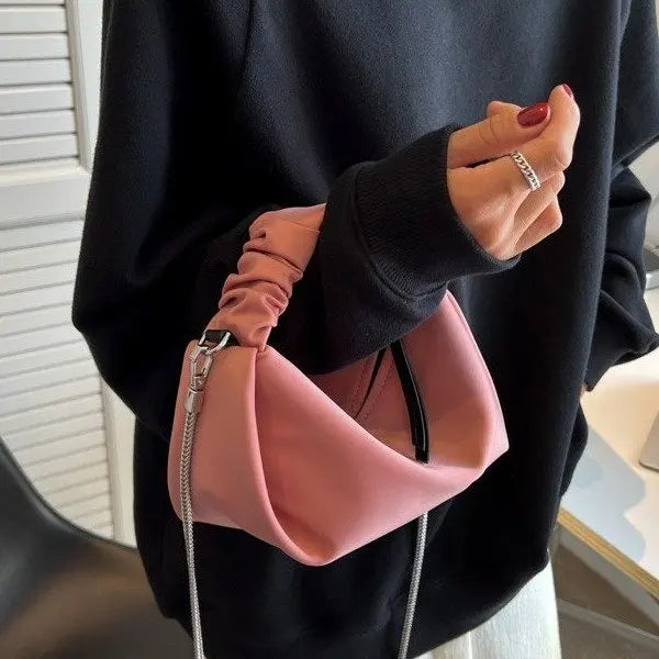 Mini Soft Retro Handbag Chain Small Shoulder Pack Women Bag