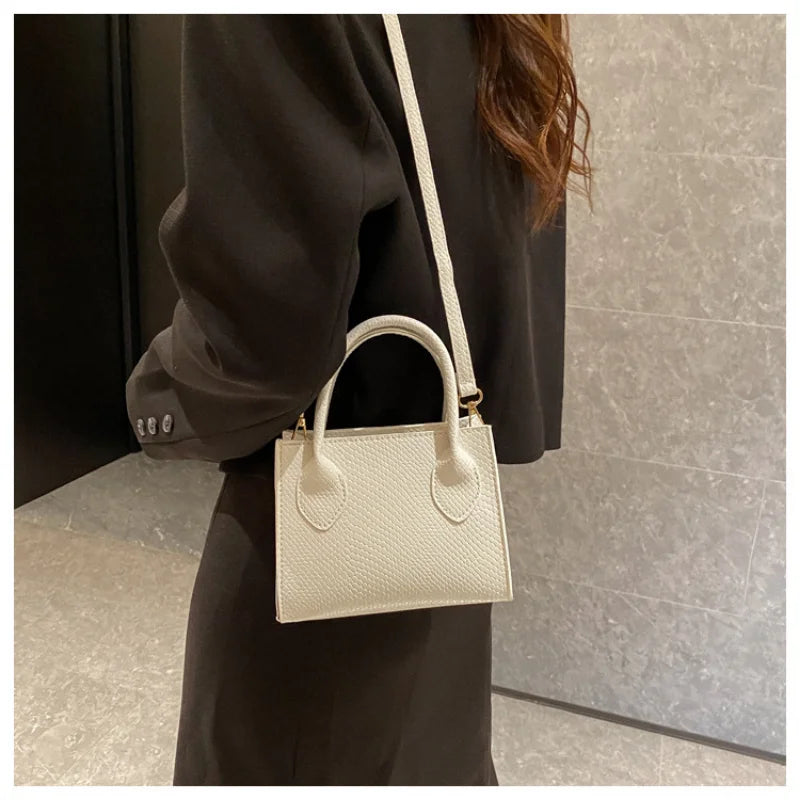 Mini Square Bag Vintage Handbag Shoulder Messenger Bag