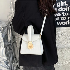 Stone Pattern Women's Shoulder Bag High Leather Ladies Messenger Bags