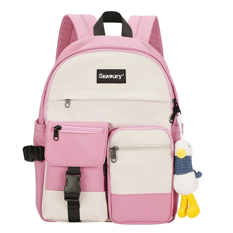 Waterproof Shoulder School Bags for Teenage Girls Backpack