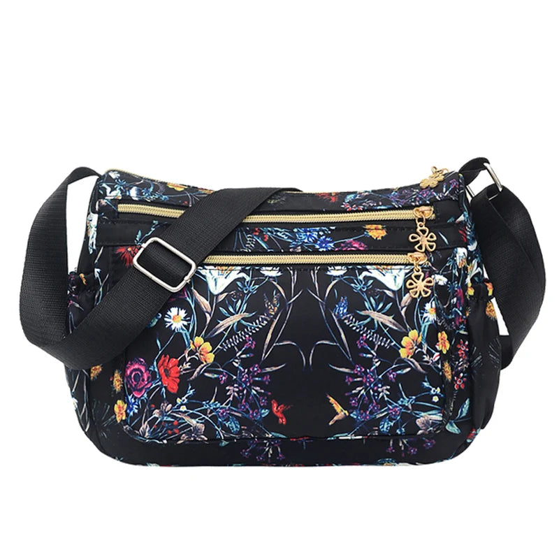Nylon Crossbody Bag for Women Lightweight Shoulder Messenger SAC
