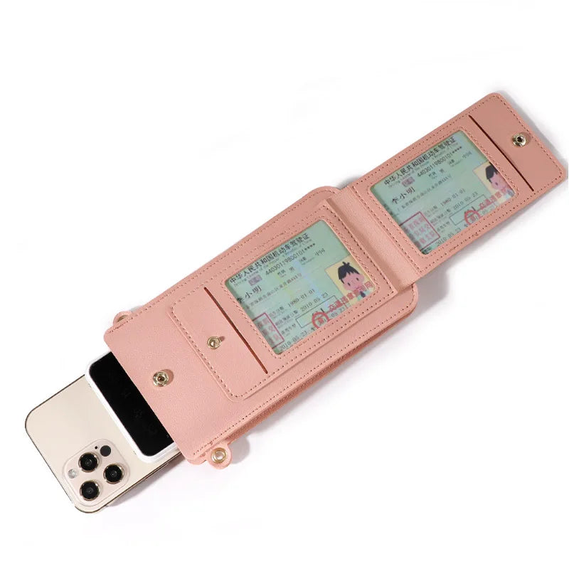 Multifunction Touch Screen Mini Shoulder Bag Woman Daily Clutch