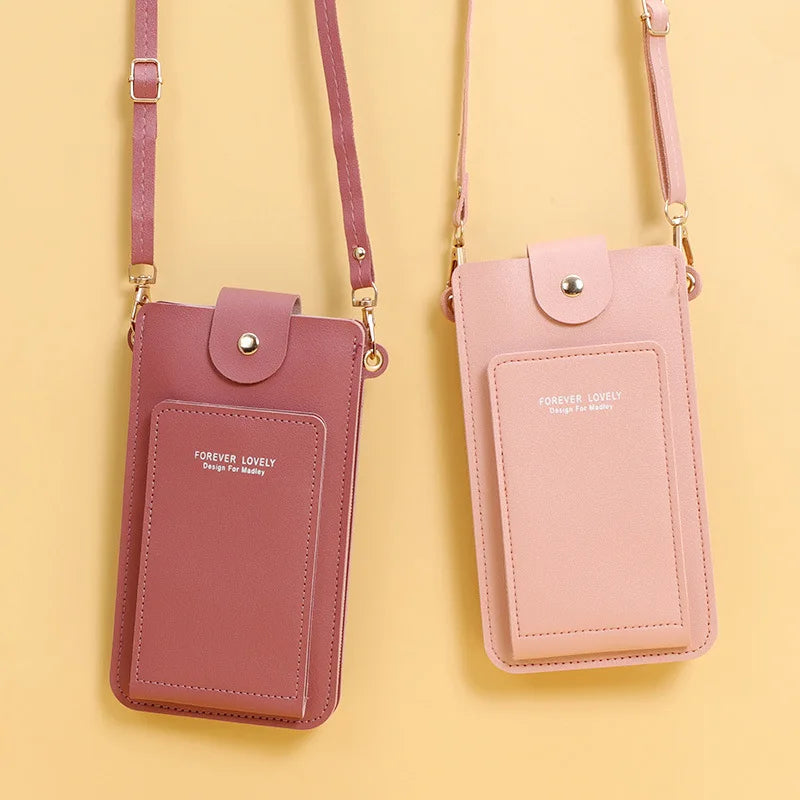 Multifunction Touch Screen Mini Shoulder Bag Woman Daily Clutch