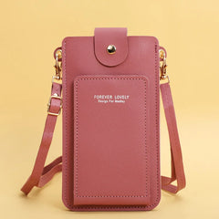 Multifunction Touch Screen Mini Shoulder Bag Woman Daily Clutch