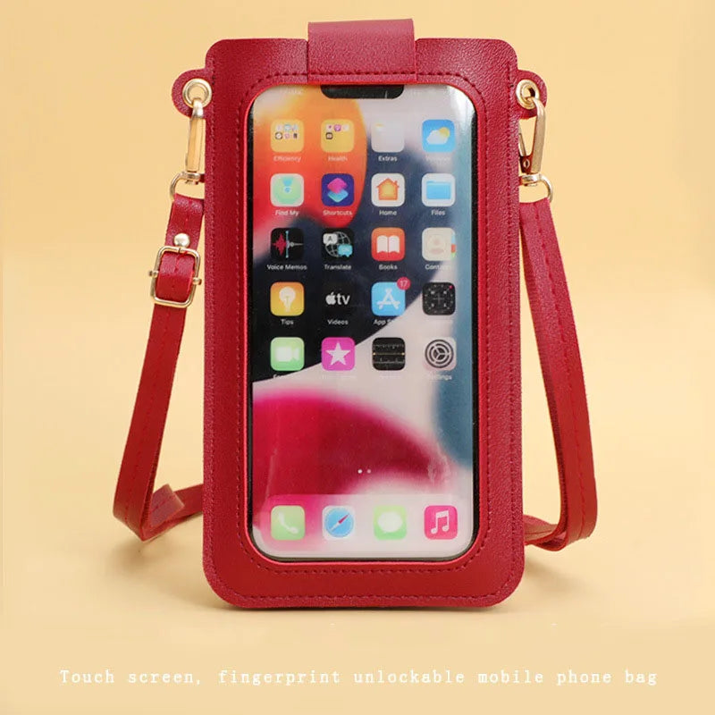 Multifunction Touch Screen Mini Shoulder Bag Woman Daily Clutch