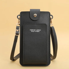 Multifunction Touch Screen Mini Shoulder Bag Woman Daily Clutch