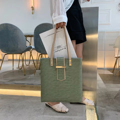 2 Big Women Shoulder Bags PU Totes High Quality Handbags