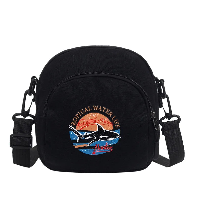 Harajuku Style Shark Shoulder Bag