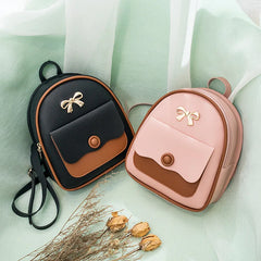 Girls' Small Backpack Mini Backless Bag Multi-Functional
