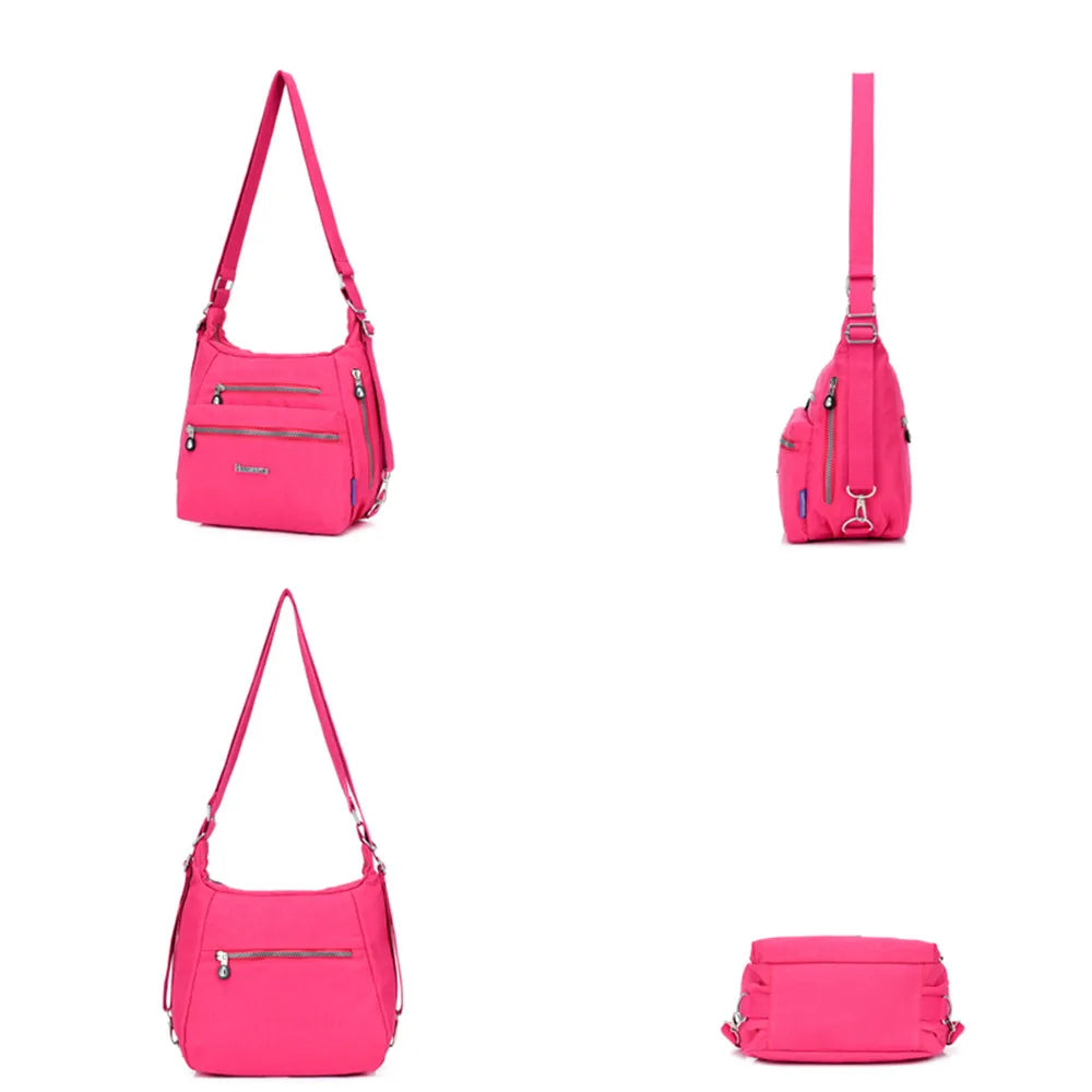 Multifunctional Women's Shoulder Bags High Nylon Ladies Bag