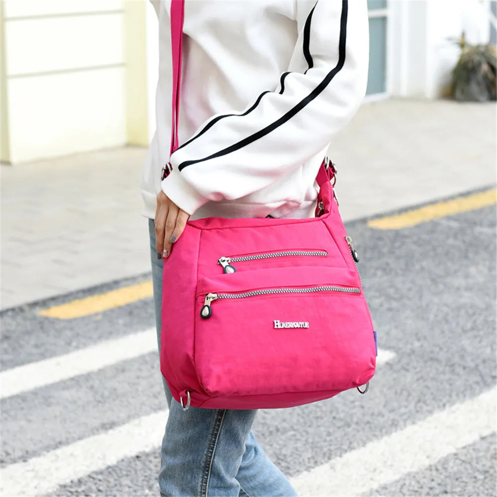 Multifunctional Women's Shoulder Bags High Nylon Ladies Bag