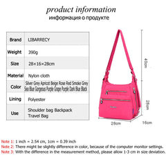 Multifunctional Women's Shoulder Bags High Nylon Ladies Bag