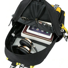 Anime Luminous Schoolbag Laptop Backpack for Boys