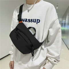 Unisex Waist Bag Street Hip-hop Fanny Pack High Nylon Belt Bag