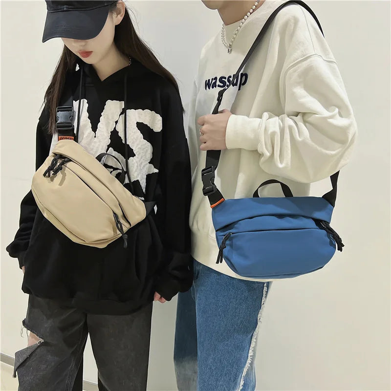 Unisex Waist Bag Street Hip-hop Fanny Pack High Nylon Belt Bag