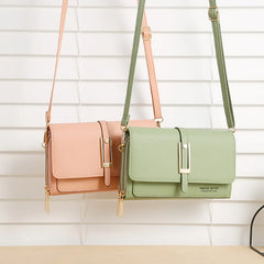 Retro Multi-function PU Messenger Bag
