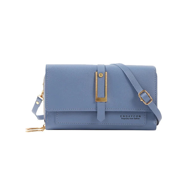 Retro Multi-function PU Messenger Bag