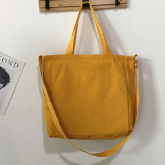Women Canvas Tote Bag Waterproof Large Capacity