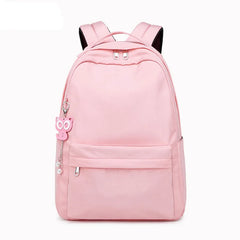 Polyester Pinik Backpack Girls School Bag Large Capacity Mochilas