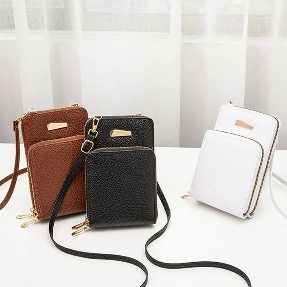 Women's Small Crossbody Shoulder Bag Mobile Phone Pouch Case Handbag
