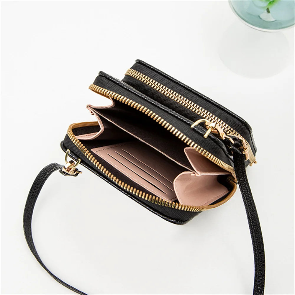 Women's Small Crossbody Shoulder Bag Mobile Phone Pouch Case Handbag