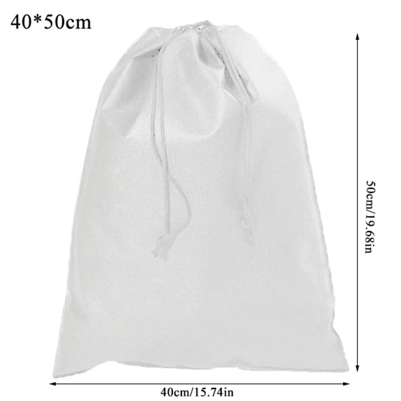 Non-woven Drawstring Bag Shoes Travel Portable Organizer Toiletry Bag