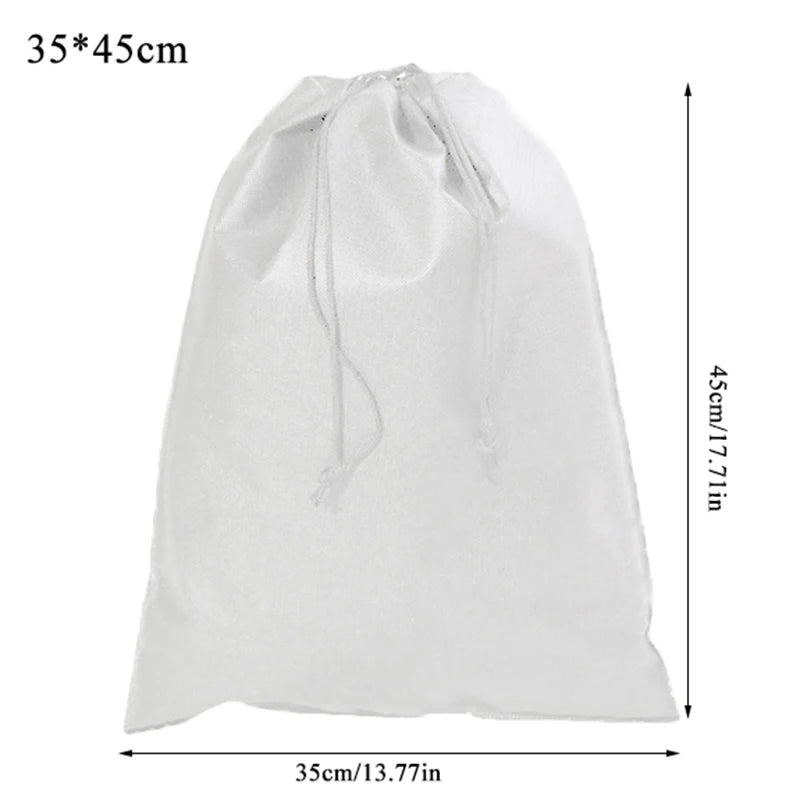 Non-woven Drawstring Bag Shoes Travel Portable Organizer Toiletry Bag