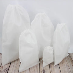Non-woven Drawstring Bag Shoes Travel Portable Organizer Toiletry Bag