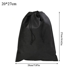 Non-woven Drawstring Bag Shoes Travel Portable Organizer Toiletry Bag