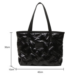 Nylon Padded Handbags Large Capacity Crossbody Bags