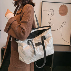 Nylon Padded Handbags Large Capacity Crossbody Bags