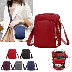 Nylon Mini Shoulder Bag for Women Crossbody Handbag