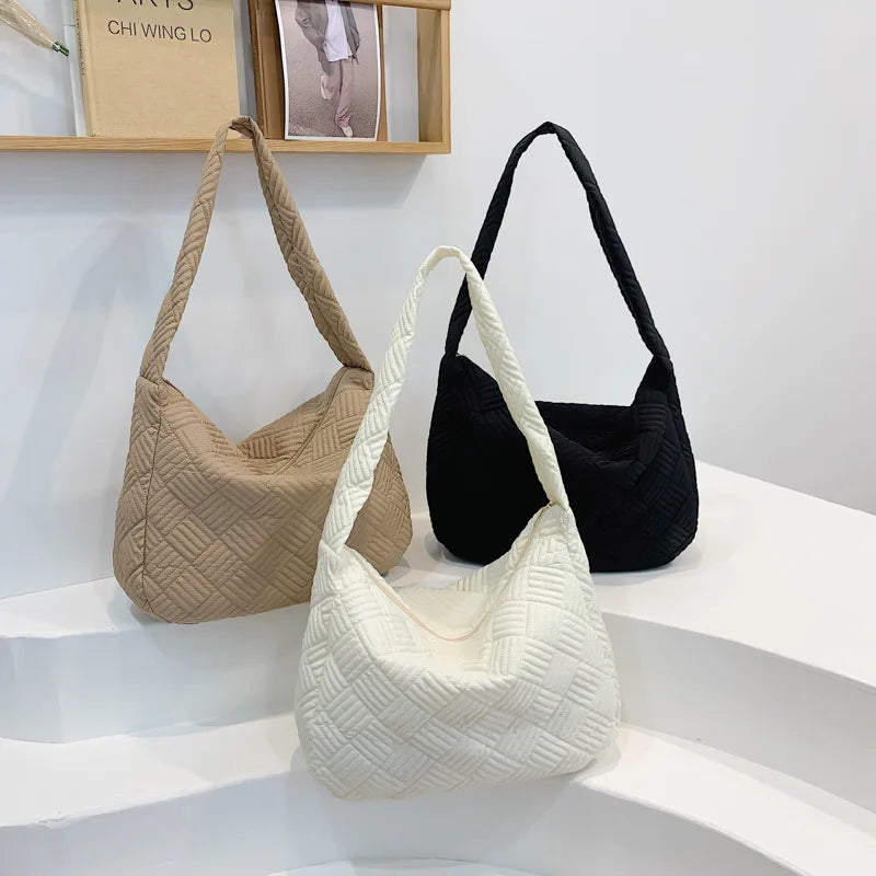 Nylon Shoulder Bag for Women Casual Crossbody Bag