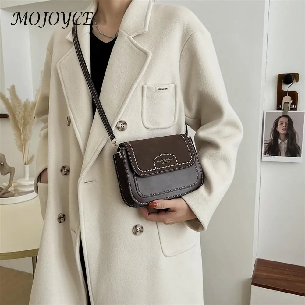 Retro Straddle Bag Crossbody Bag Female Solid Small Flap Clutch