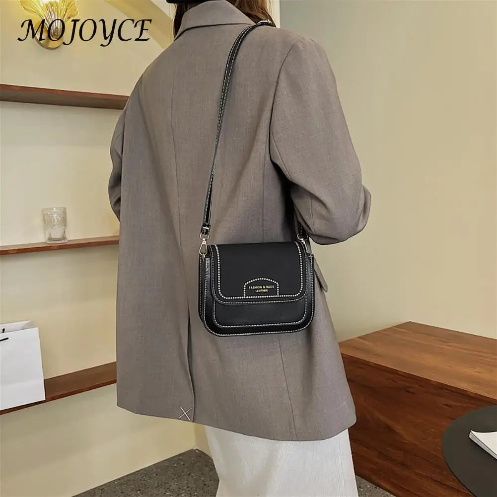 Retro Straddle Bag Crossbody Bag Female Solid Small Flap Clutch