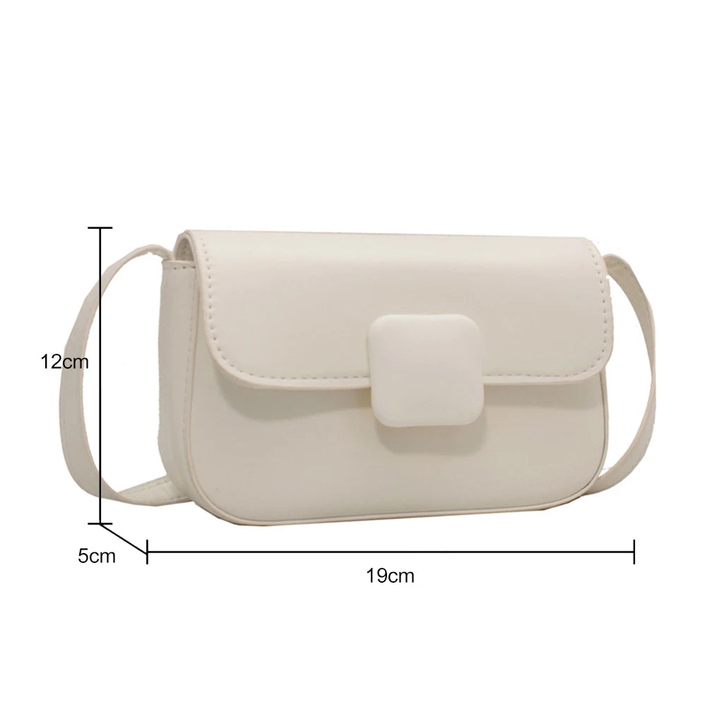 PU Women Handbags Candy Shoulder Crossbody Bags