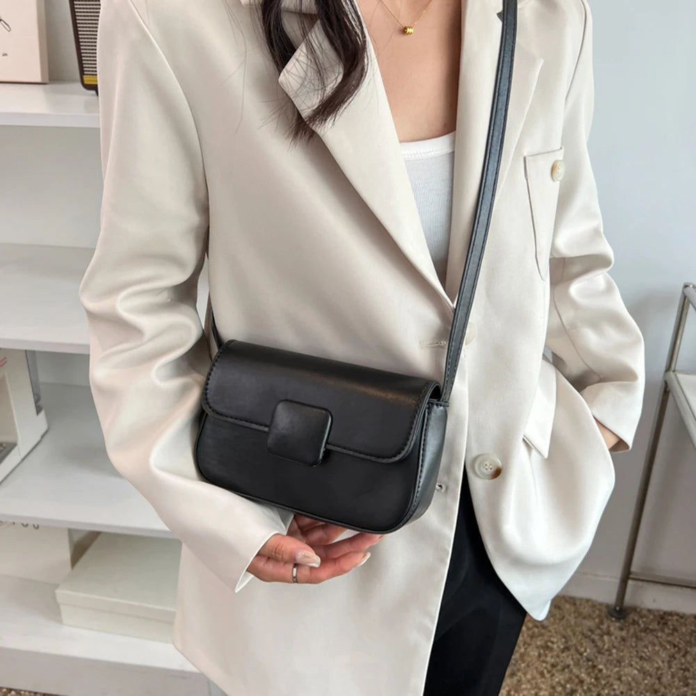 PU Women Handbags Candy Shoulder Crossbody Bags