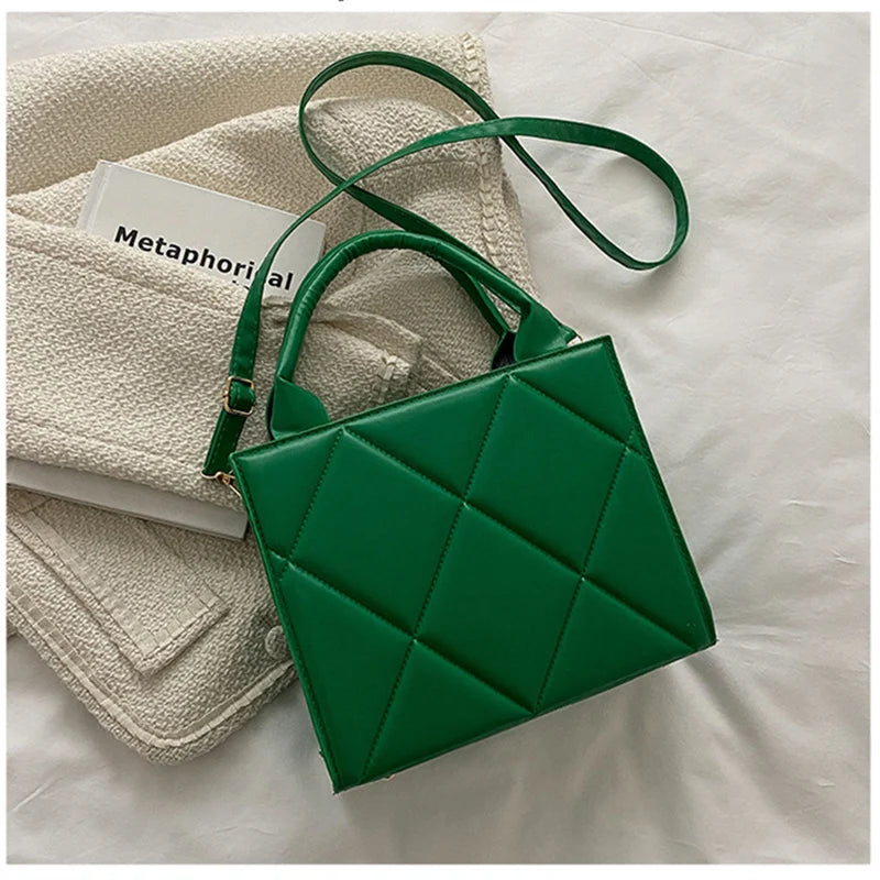 Women's PU Leather Shoulder Bag Flap Crossbody Handbag Purse