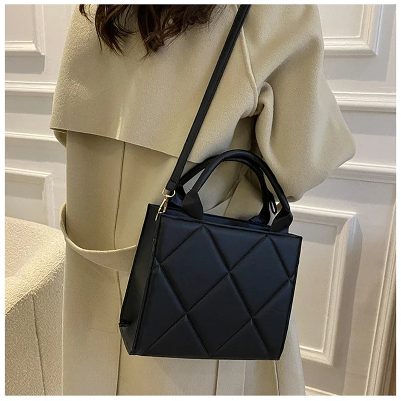 Women's PU Leather Shoulder Bag Flap Crossbody Handbag Purse