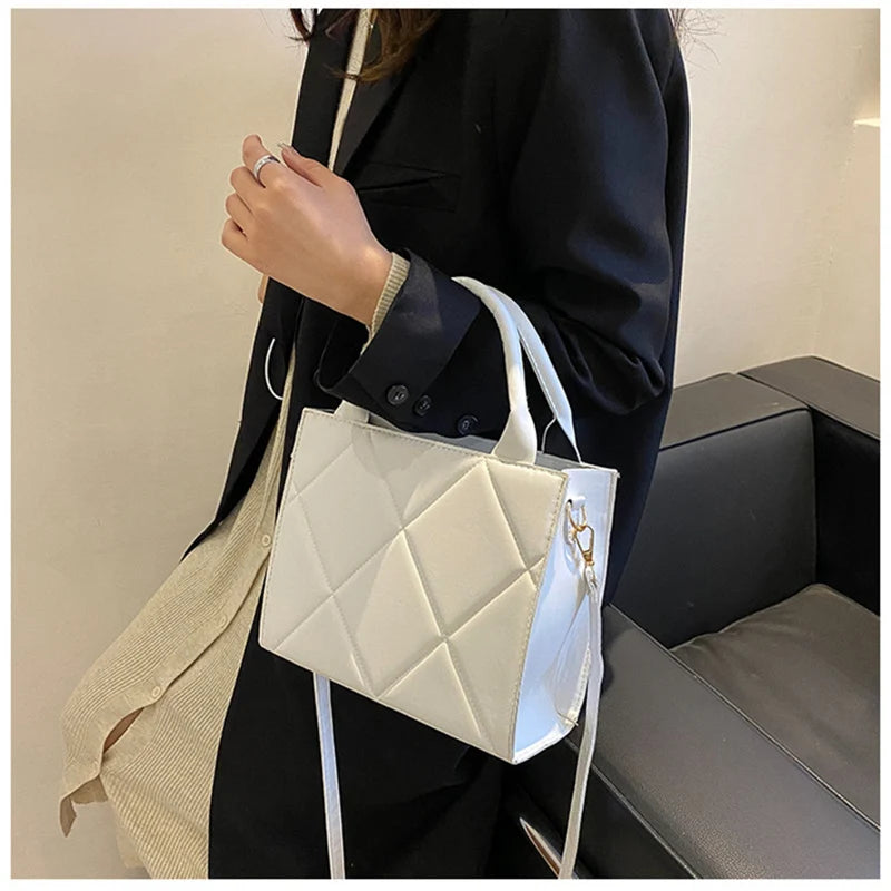 Women's PU Leather Shoulder Bag Flap Crossbody Handbag Purse
