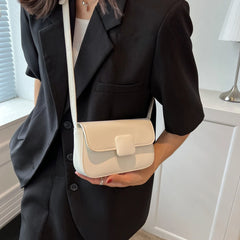 PU Leather Shoulder Crossbody Bag Women Candy Handbags Lipstick Square Sling Pur