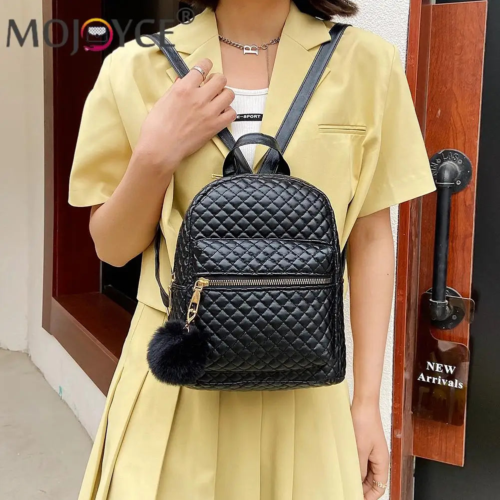 Preppy Style Women Lattice Pattern Shoulder Crossbody Bag