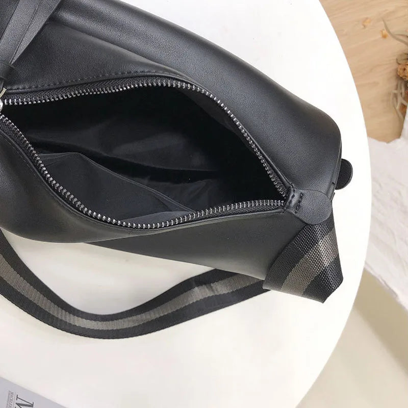 PU Leather Waist Packs Female Soft Leather Messenger Bag Women Crossbody