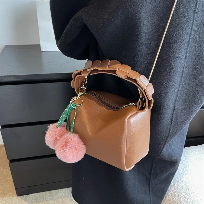 PU Shoulder Bags for Women Advanced Texture Armpit Handbags Purses