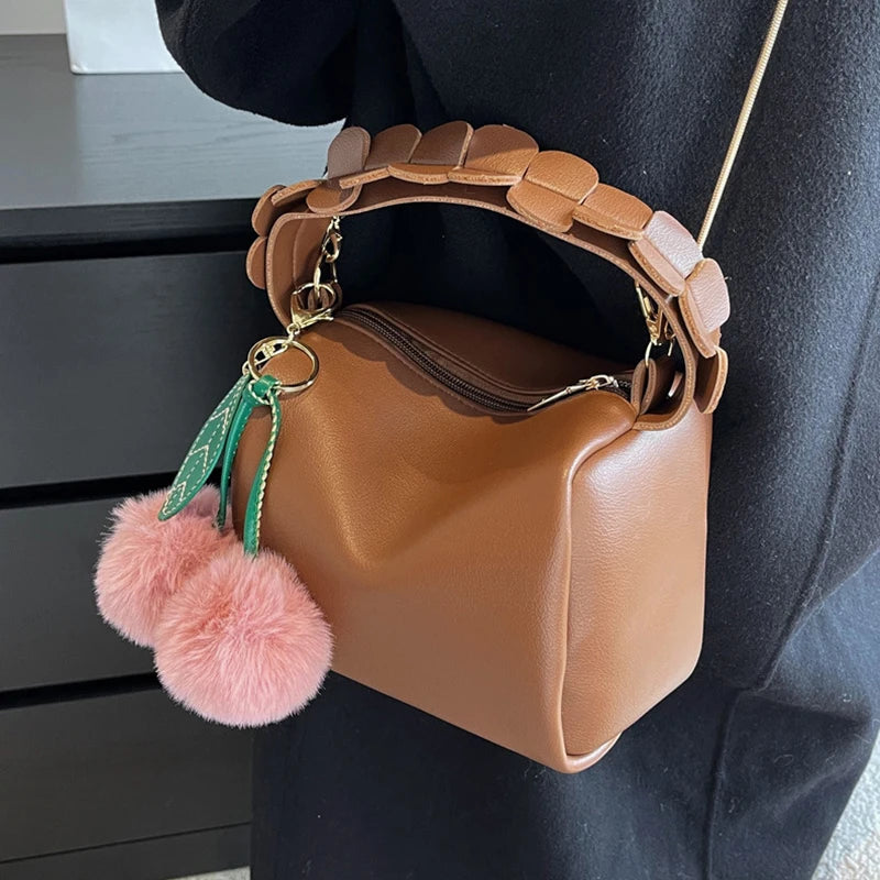 PU Shoulder Bags for Women Advanced Texture Armpit Handbags Purses