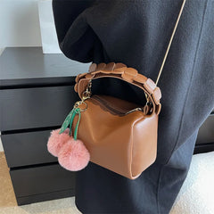 PU Shoulder Bags for Women Advanced Texture Armpit Handbags Purses