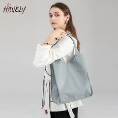 PU Leather Handbag Large Capacity Casual Tote Bag Shoulder Bag