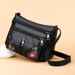 Patchwork Leather Women Shoulder Bags Lady Handbag Female Crossbody